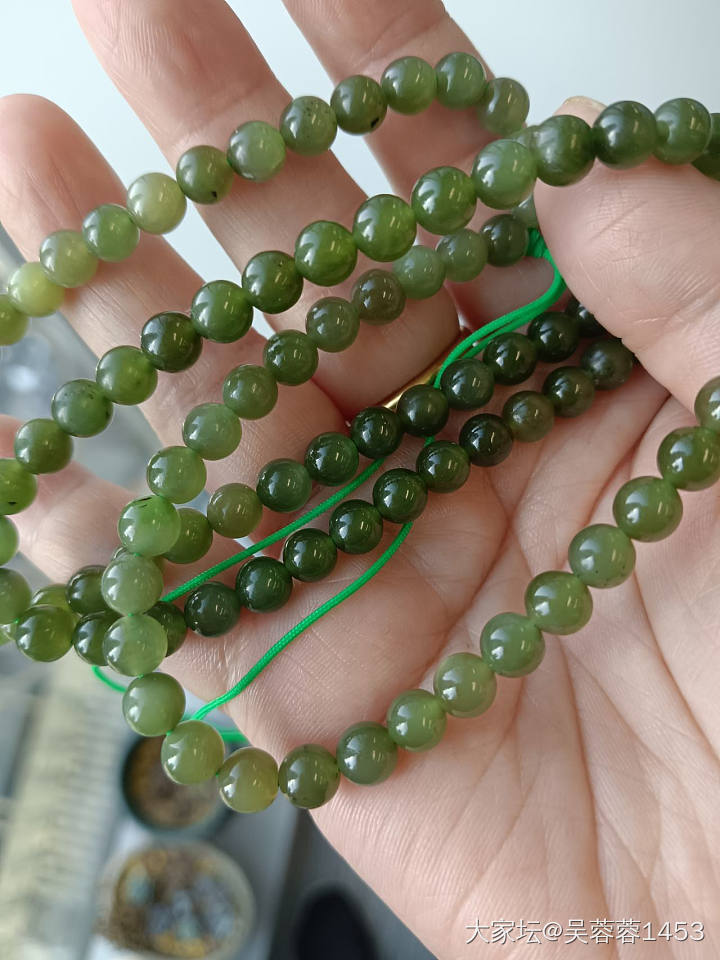 旧帖新用，99元包邮出一条碧玉长链_和田玉