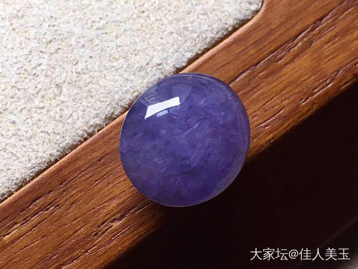 佳人美玉帝王紫蛋面_翡翠