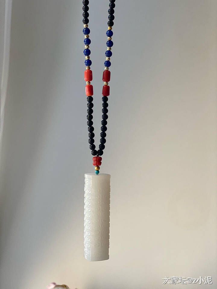 籽料仿古勒子（带国检证）_和田玉