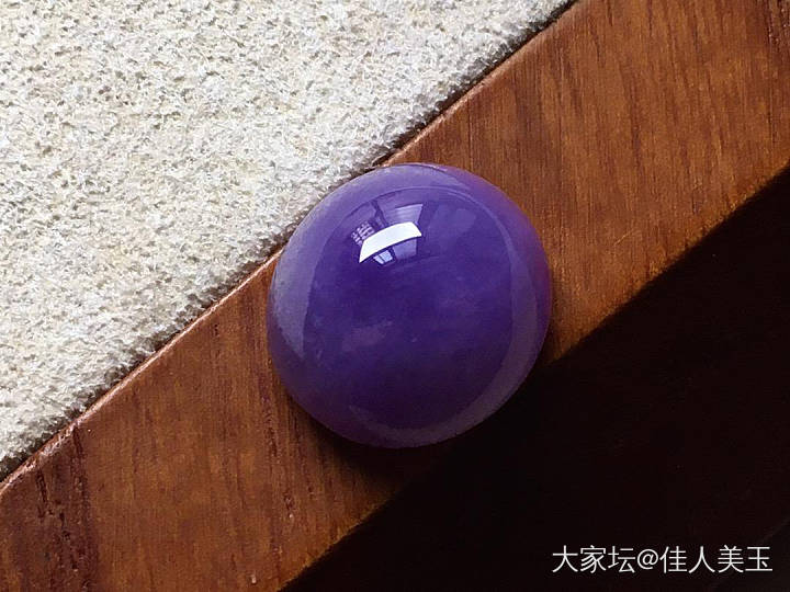 佳人美玉妖紫蛋面_翡翠