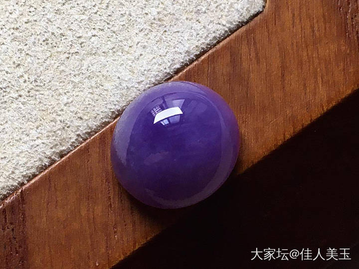 佳人美玉妖紫蛋面_翡翠