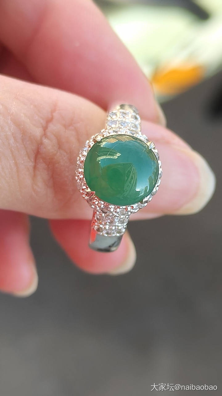 天然缅甸A货翡翠蛋面_翡翠