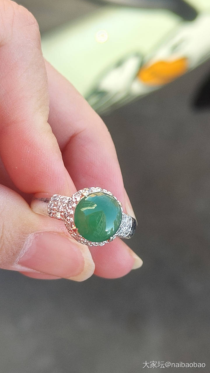 天然缅甸A货翡翠蛋面_翡翠