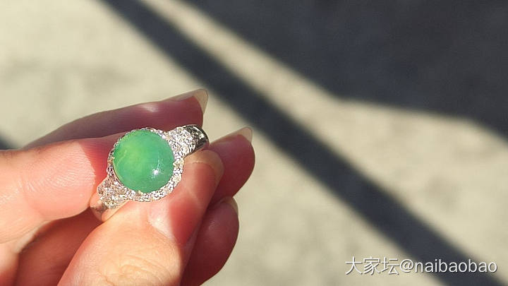 天然缅甸A货翡翠蛋面_翡翠