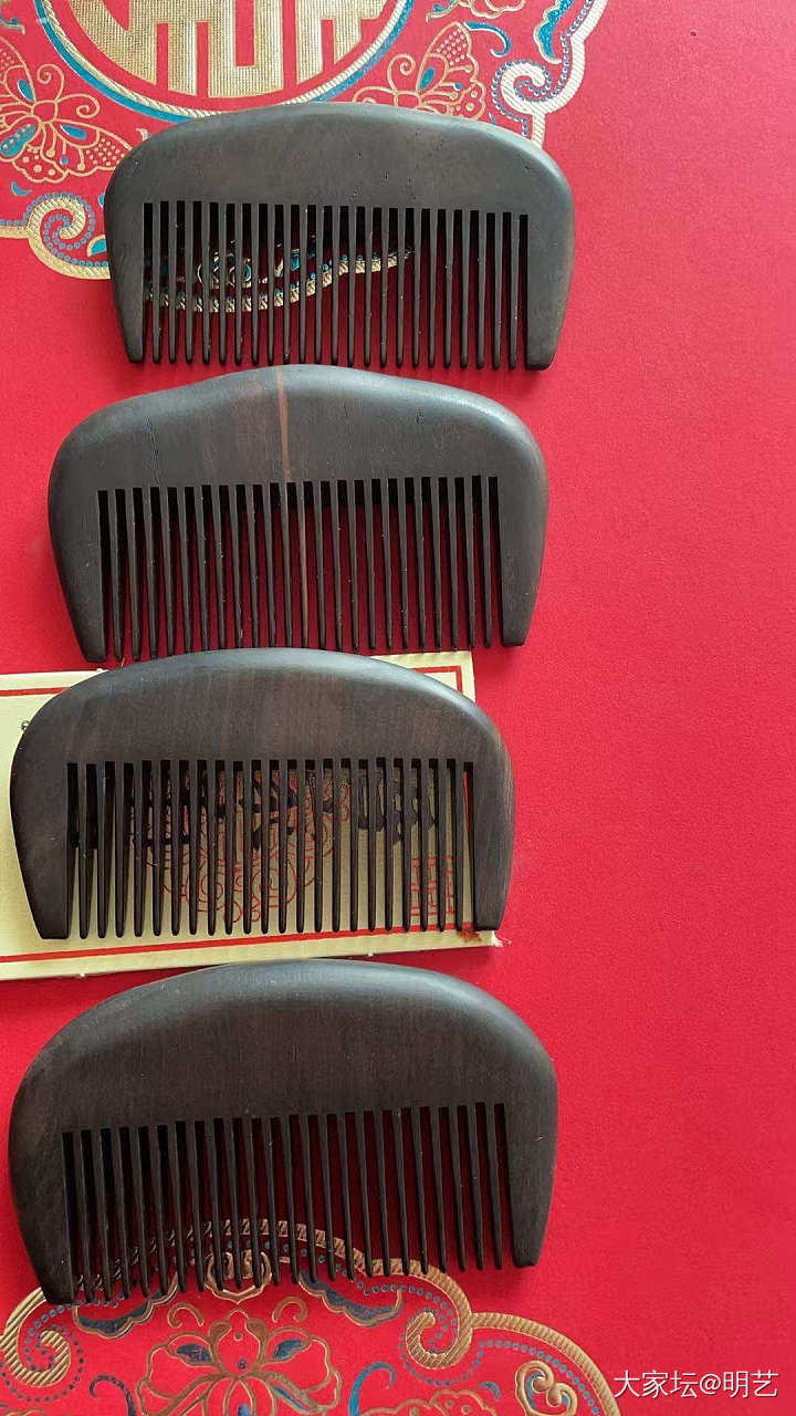 珍重之物，当以手造 紫光檀带着体温的梳子_首饰