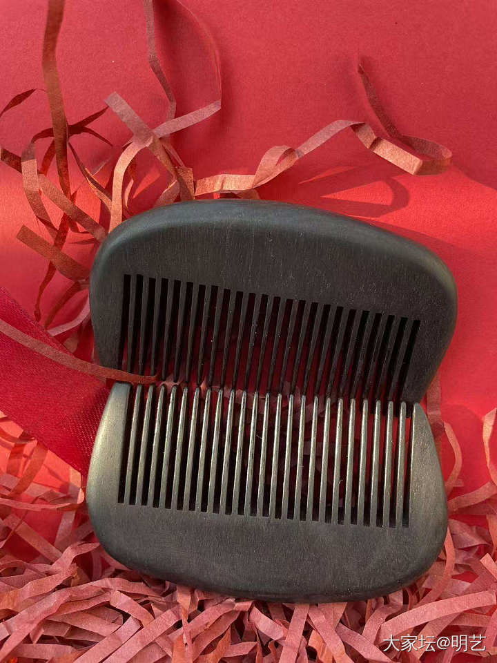 珍重之物，当以手造 紫光檀带着体温的梳子_首饰