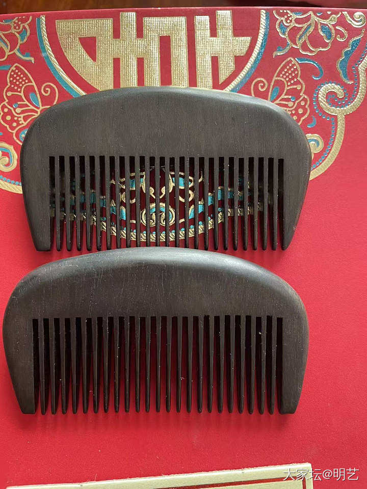 珍重之物，当以手造 紫光檀带着体温的梳子_首饰