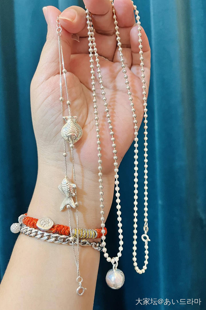 银壶银杯，足银吊坠_银