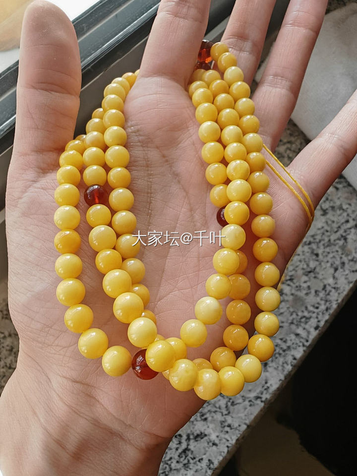 全新焦皮料蜜蜡手串_琥珀蜜蜡