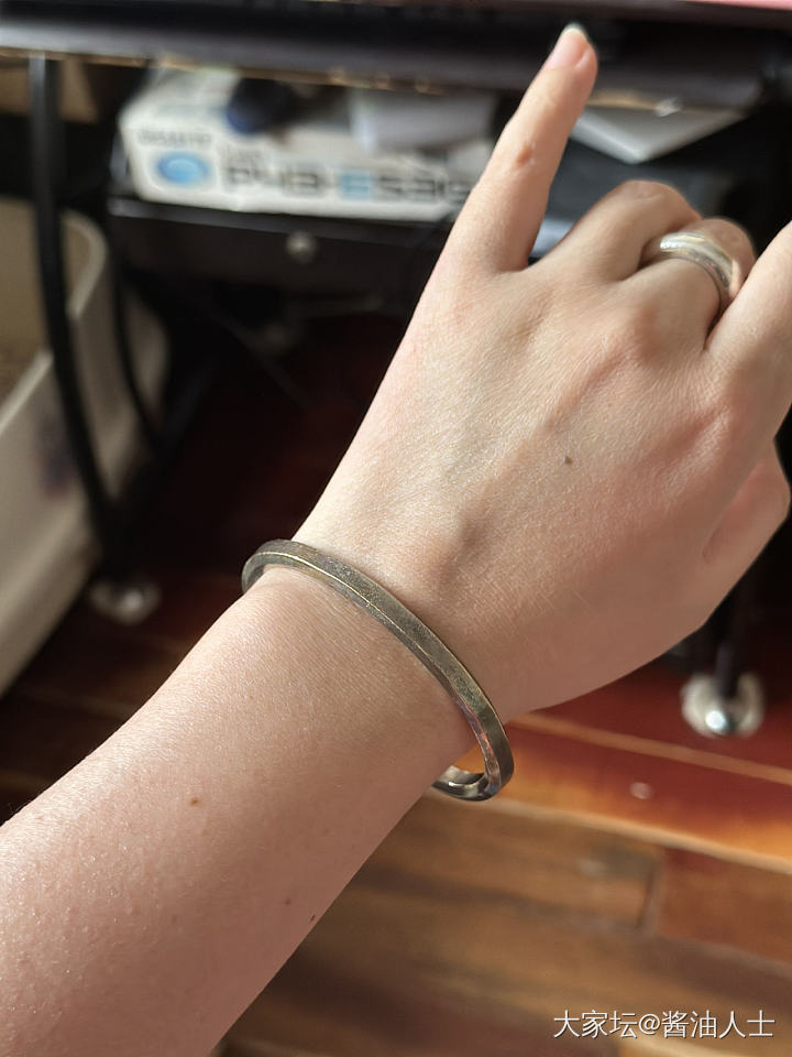 眉丫家老银镯3个章_手镯手饰银