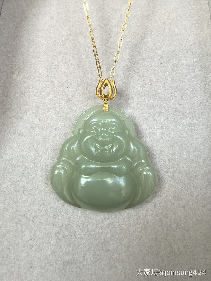 黑山老型 白玉貔貅 18K手绘扎基拉姆 18K大佛公 墨玉 塔青_金