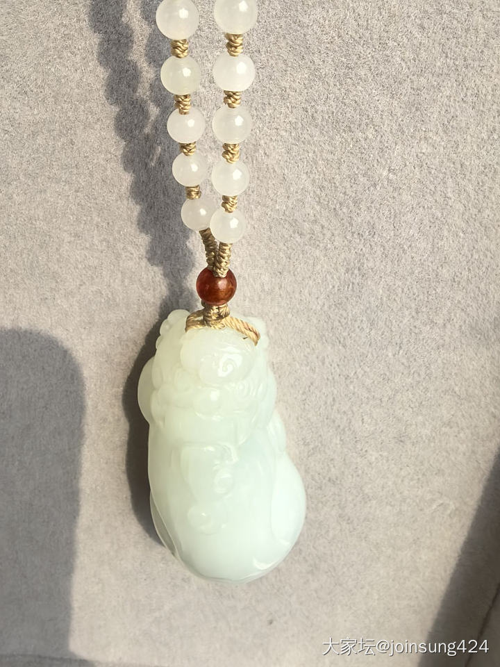 黑山老型 白玉貔貅 18K手绘扎基拉姆 18K大佛公 墨玉 塔青_金