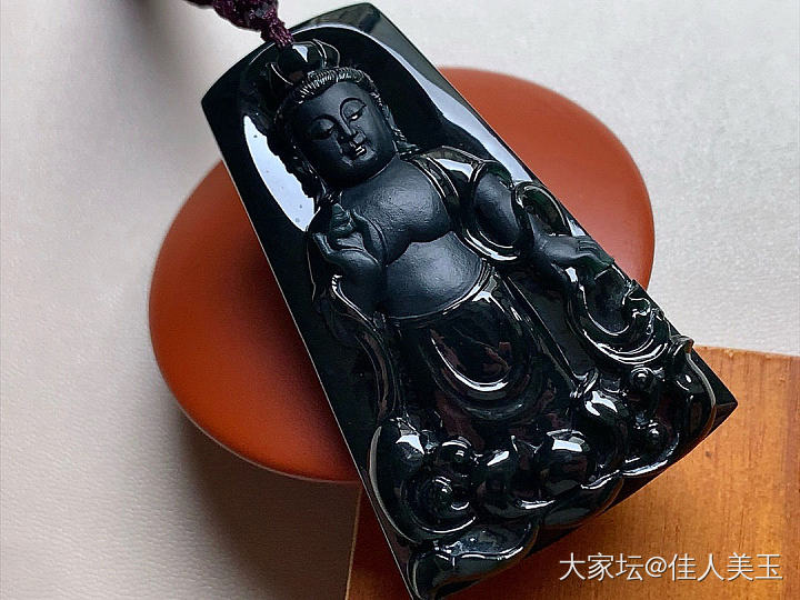 佳人美玉墨翠观音牌价14800_翡翠
