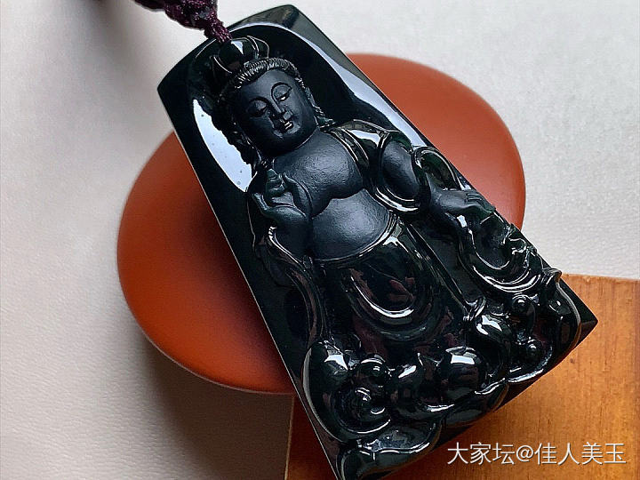 佳人美玉墨翠观音牌价14800_翡翠
