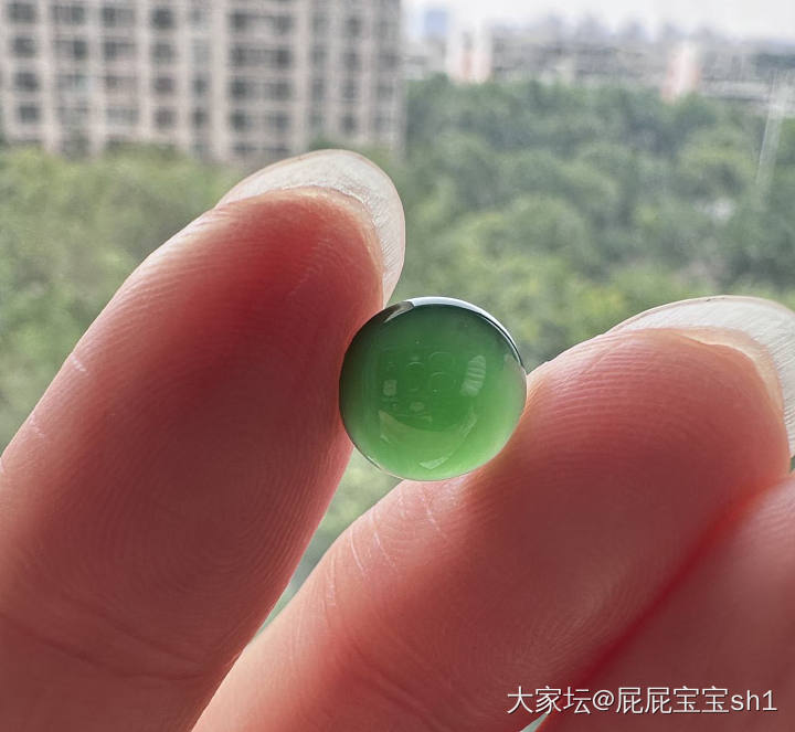 天然冰种A货缅甸翡翠戒面裸石_翡翠