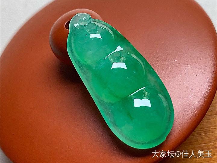 佳人美玉阳绿福豆价12800_翡翠
