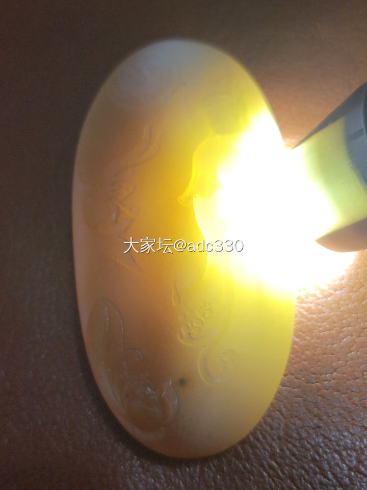 和田玉糖白观音_和田玉