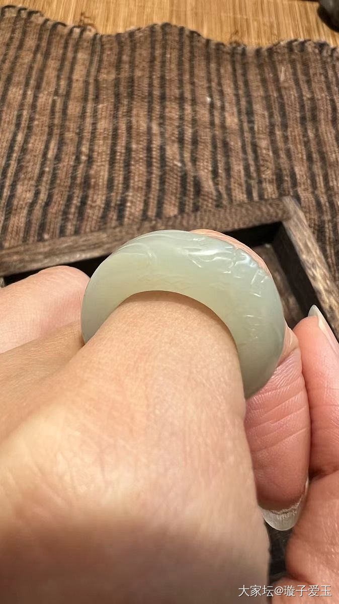 籽料 戒指 指环_和田玉