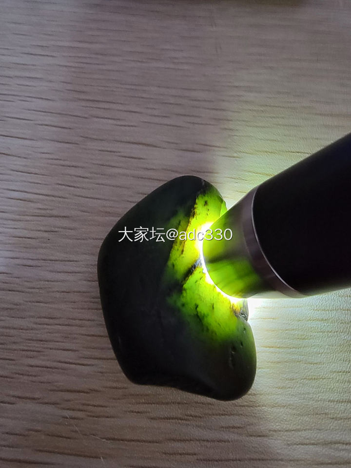 和田玉碧玉籽料原石_和田玉