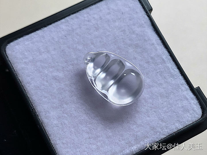 佳人美玉顶级玻璃种福豆白月光_翡翠