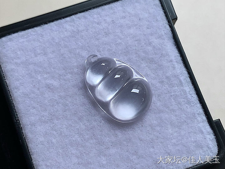 佳人美玉顶级玻璃种福豆白月光_翡翠