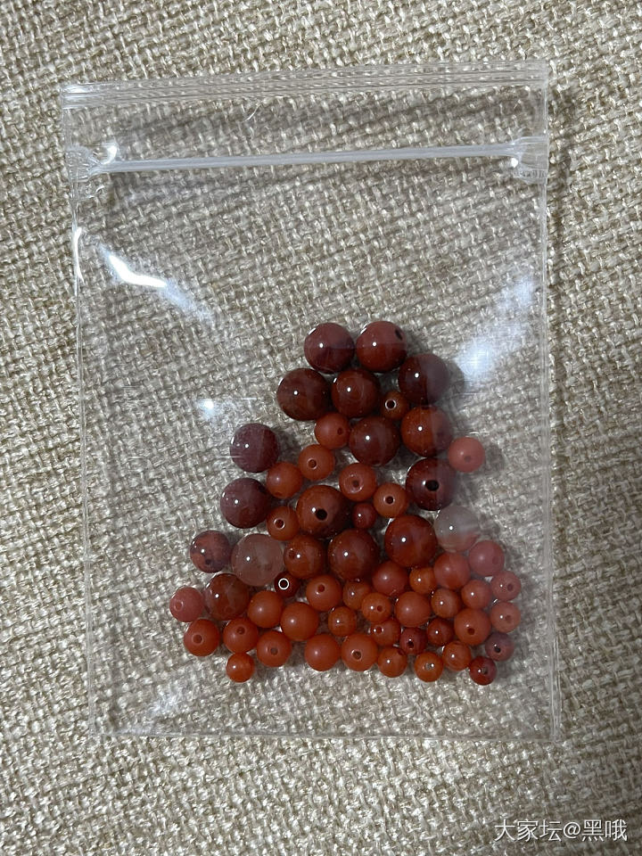 瓦西南红玛瑙老型珠_首饰