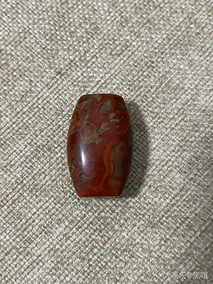 瓦西南红玛瑙老型珠_首饰