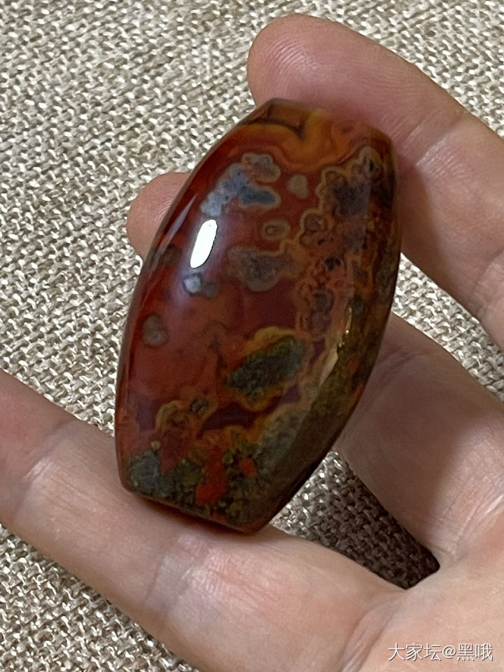 瓦西南红玛瑙老型珠_首饰