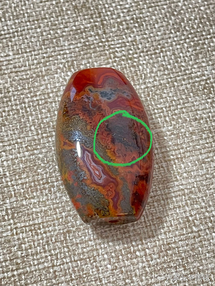 瓦西南红玛瑙老型珠_首饰