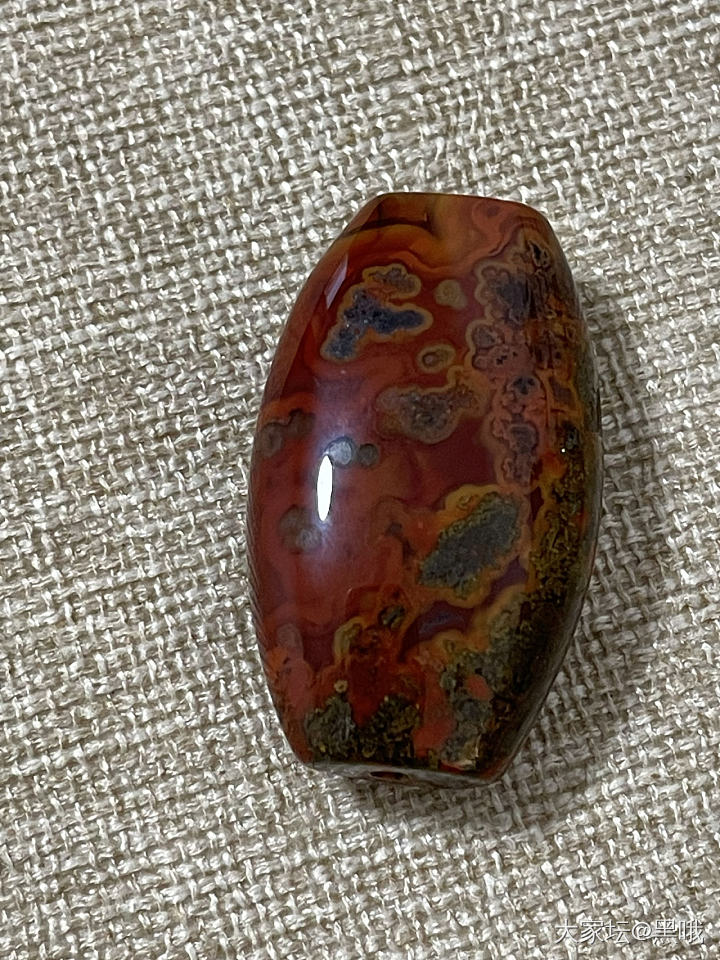 瓦西南红玛瑙老型珠_首饰