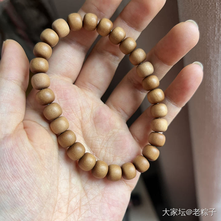 印度老山檀老型手串_文玩