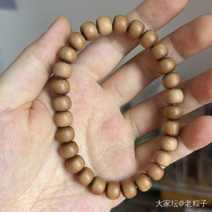 印度老山檀老型手串_文玩