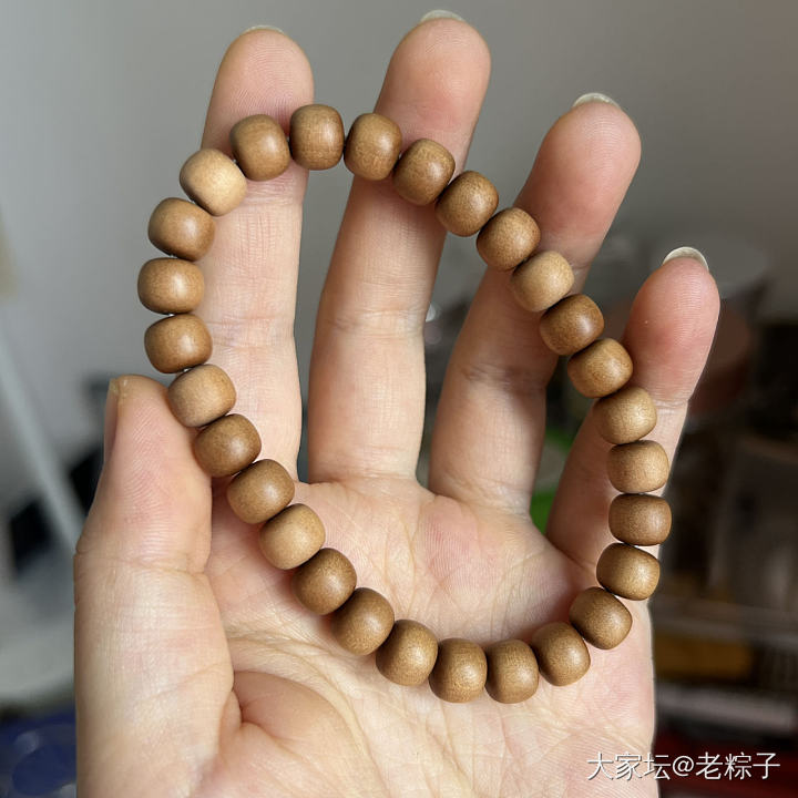 印度老山檀老型手串_文玩