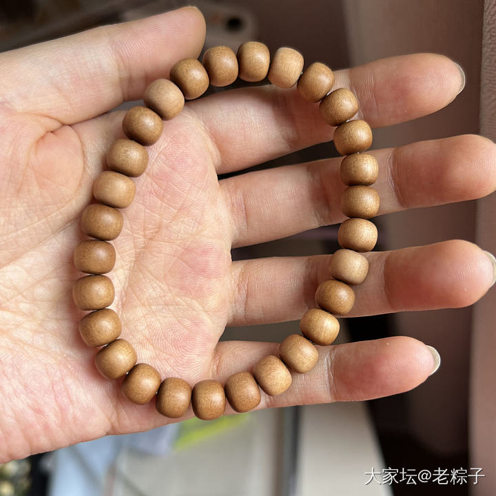 印度老山檀老型手串_文玩