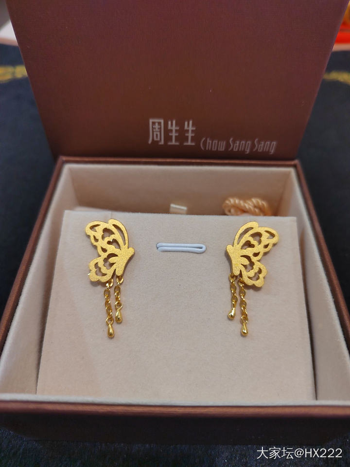 周生生剪纸蝴蝶和银杏_金