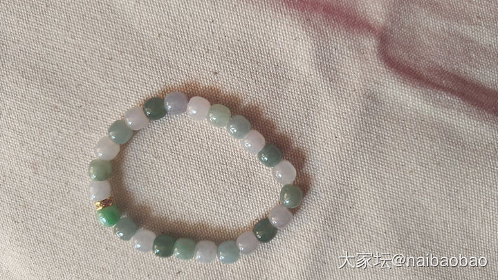 天然缅甸A货翡翠手链_翡翠