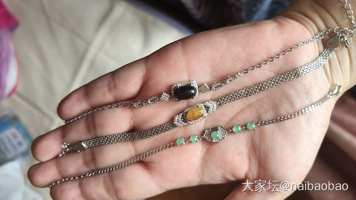 天然缅甸A货翡翠手链_翡翠