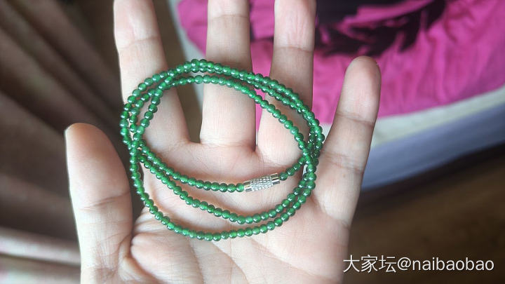天然缅甸A货翡翠手链_翡翠