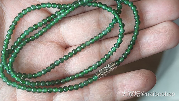 天然缅甸A货翡翠手链_翡翠
