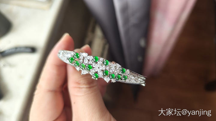 天然缅甸A货翡翠耳钉戒指手链_翡翠
