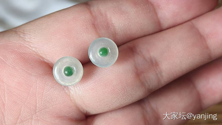 天然缅甸A货翡翠耳钉戒指手链_翡翠