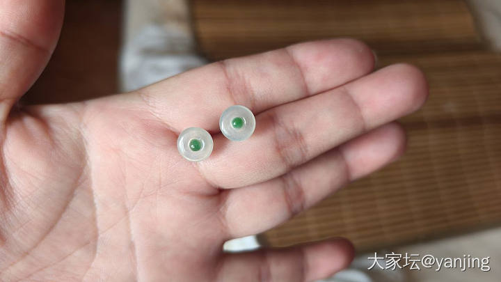 天然缅甸A货翡翠耳钉戒指手链_翡翠
