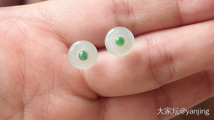 天然缅甸A货翡翠耳钉戒指手链_翡翠