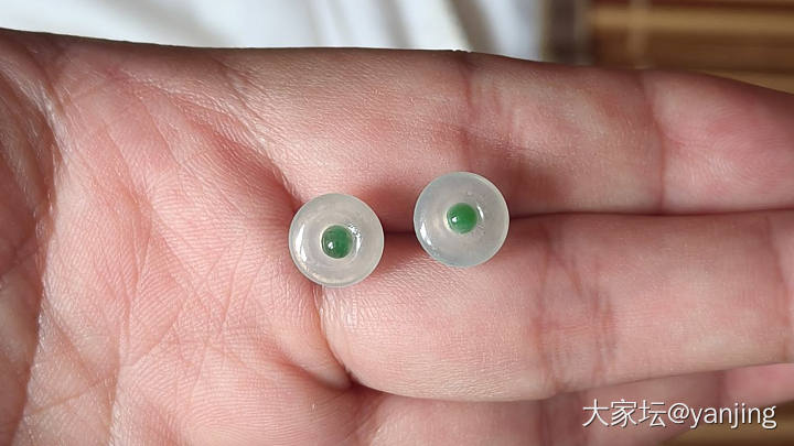 天然缅甸A货翡翠耳钉戒指手链_翡翠