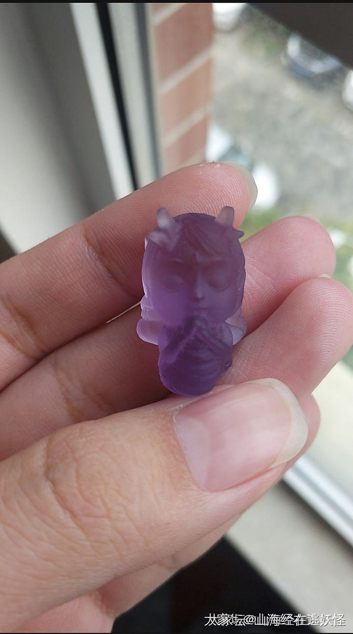 粉晶手牌紫水晶小龙女碧玺戒面_彩色宝石