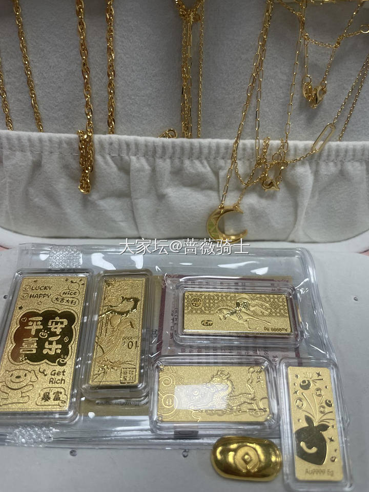 不定期大盘价回血黄金金条，品牌黄金首饰低于官方价_金