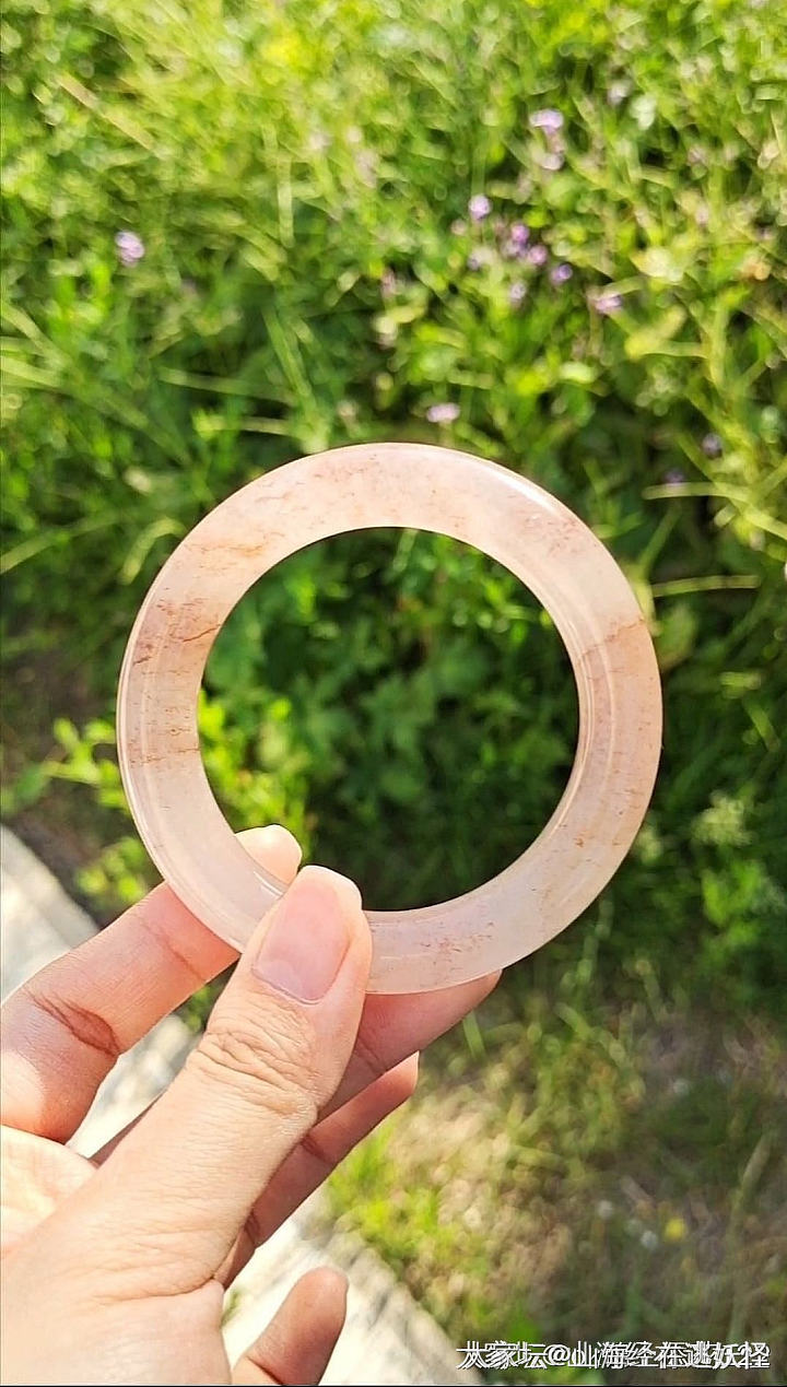 佘太翠草莓酱手镯_玉石
