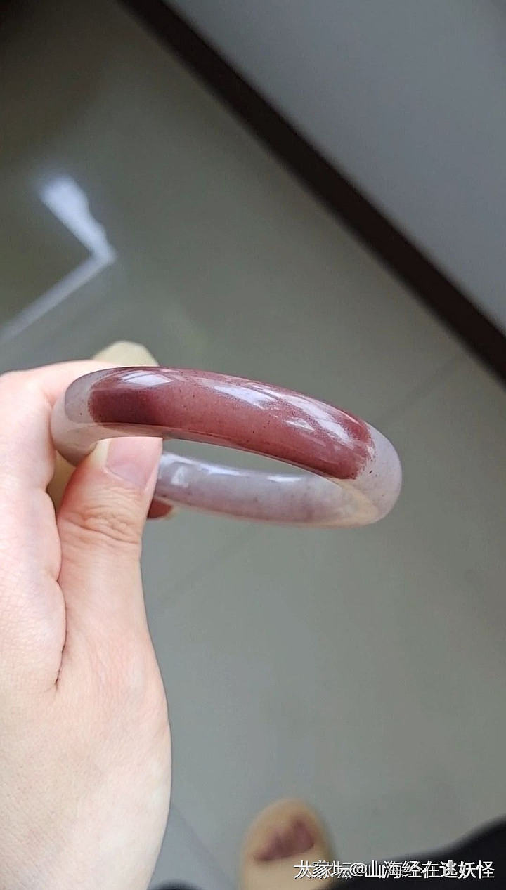 佘太翠水蜜桃手镯_玉石