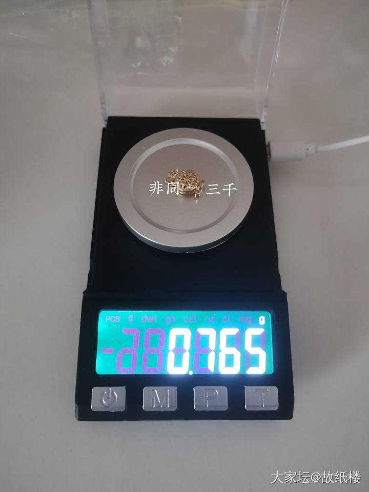 故纸楼同学-【手作配件】14K纯黄金双层珍珠项链手链搭扣头DIY串珠配件_金