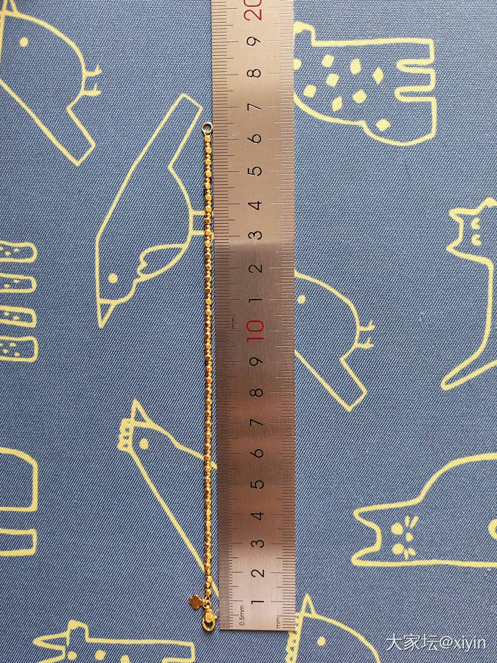 周大福足金手链，克价大盘+50_金
